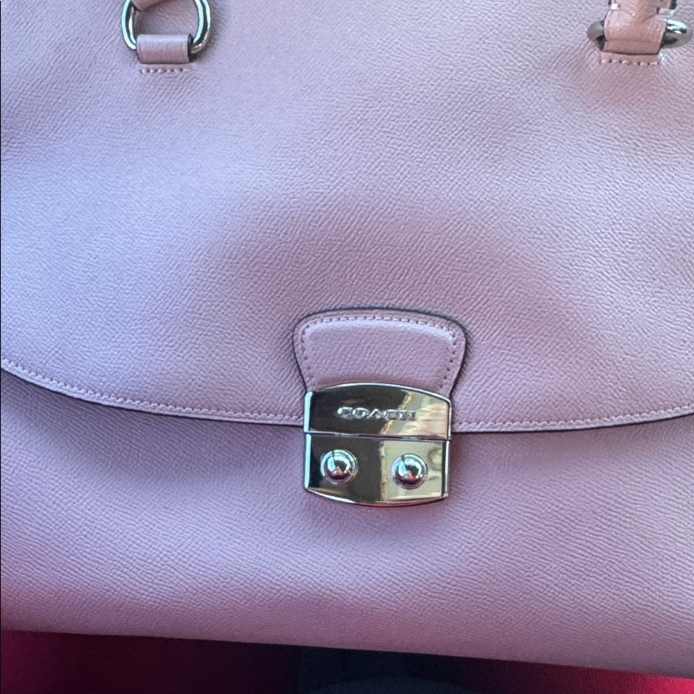 Coach Blush Leather Satchel